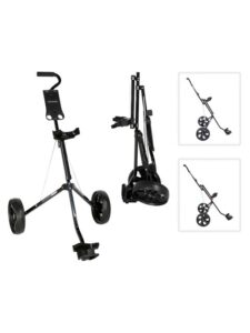 Fastfold junior golftrolley 2-wiel zwart