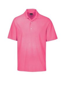 Greg Norman heren golfpolo Performance roze