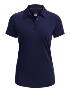Under Armour dames golfpolo Zinger Playoff donkerblauw