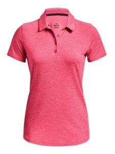 Under Armour dames golfpolo Zinger Playoff rozerood