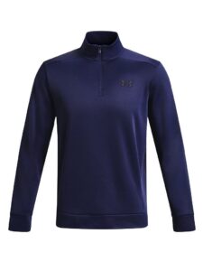 Under Armour heren golfsweater Fleece 1/4 zip blauw