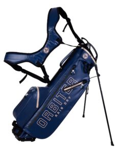 Fastfold golftas Orbiter Rain Dry (waterdicht) Stand Bag navy-sand