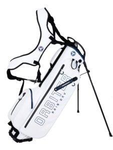 Fastfold golftas Orbiter Rain Dry (waterdicht) Stand Bag wit-blauw