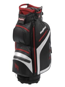 BagBoy golftas DG Lite DRI TopLok Cart Bag zwart-wit-rood